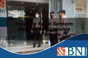 Peluang Kerja Satpam BNI di Kab. Simeulue, Aceh Terbaru Tahun 2025 10 peluang kerja satpam bni di kab simeulue aceh terbaru 1753860744